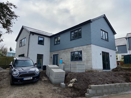 New build in Wadebridge nearing completion