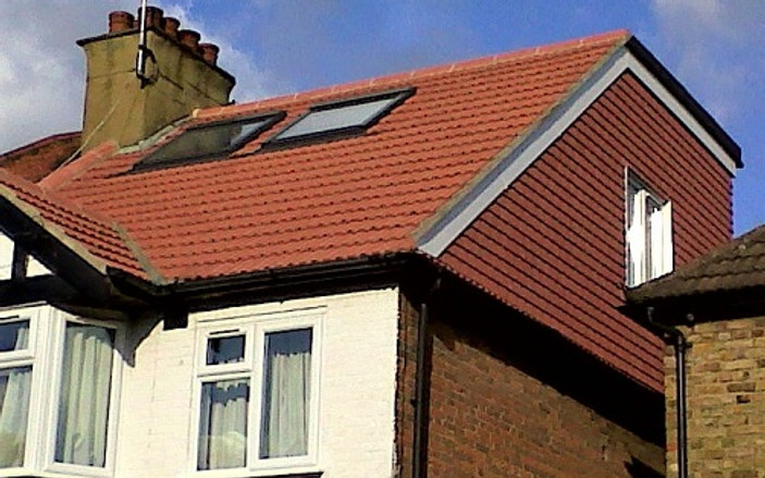 A hip-to-gable loft conversion on a property in Cardiff