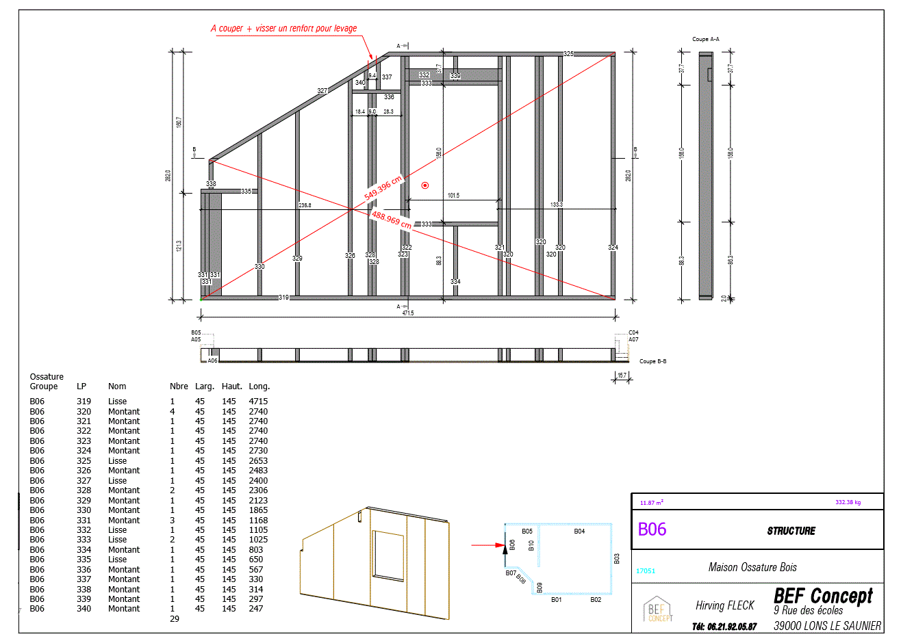 Bef Concept Bureau Détude Construction Bois Permis De Construire