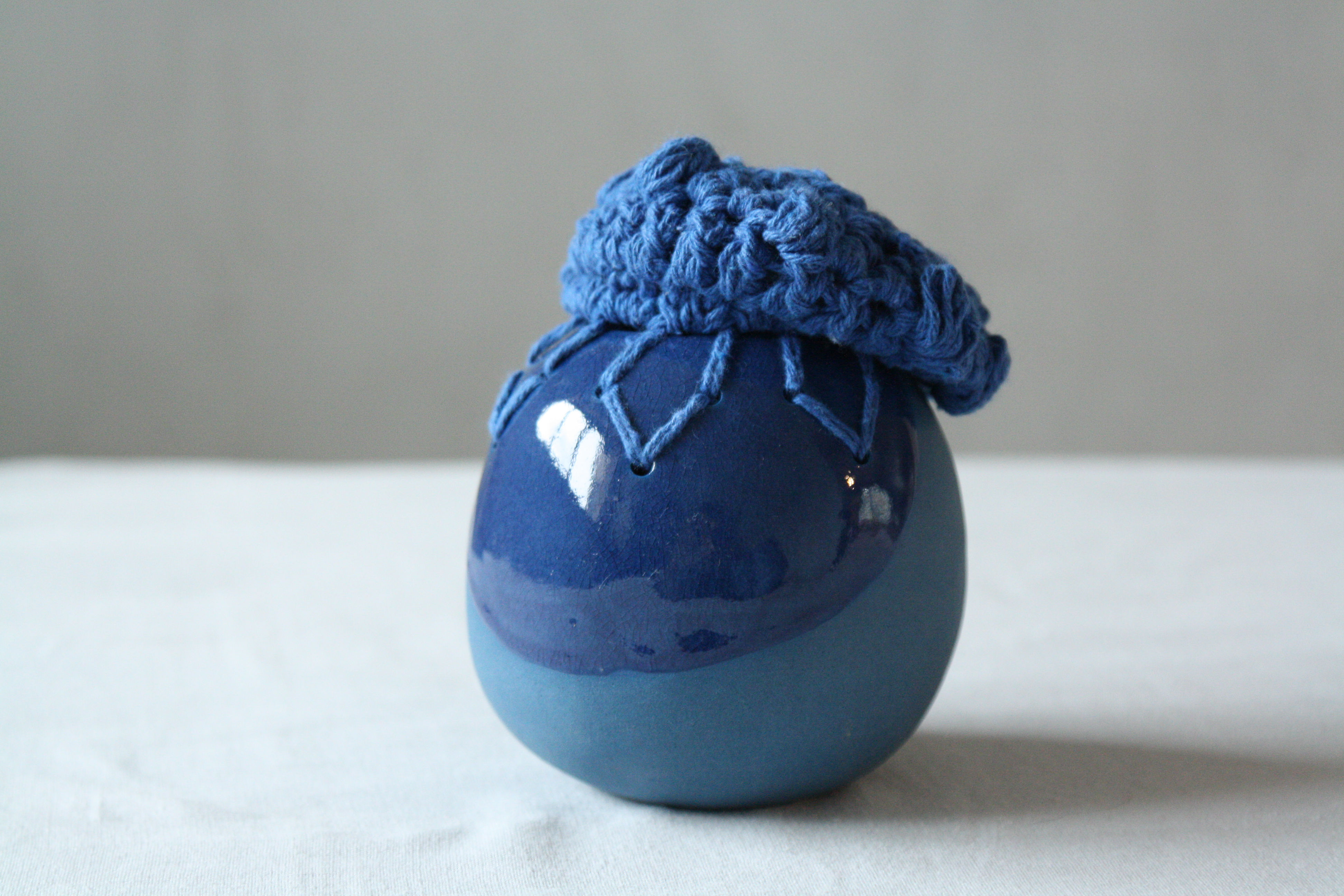 Vaso Tecelã Azul #1