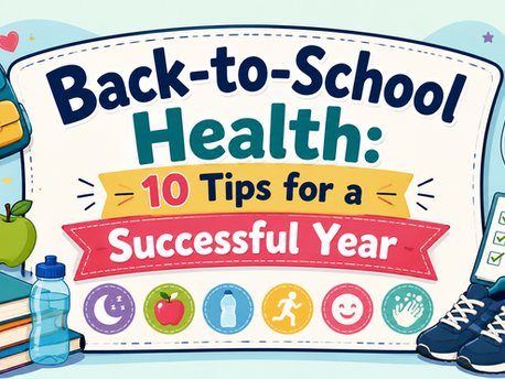 Back to School Health: 10 Tips for a Successful Year