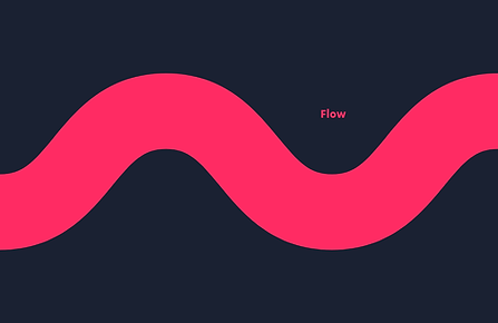 Eine Art Welle für Flow