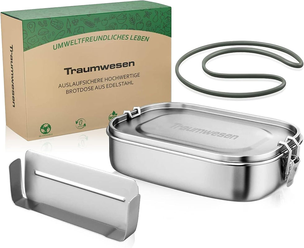 Cutie pranz, Traumwesome, compartimentata, INOX, 1400ml