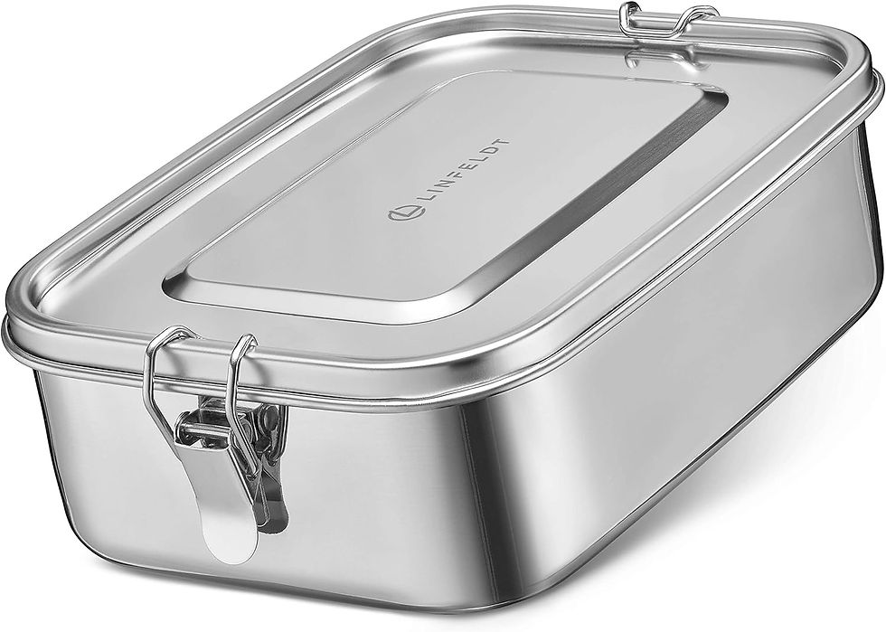 Cutie pranz, camping,picnic, compartimentata, 1.4 litri, inox, premium