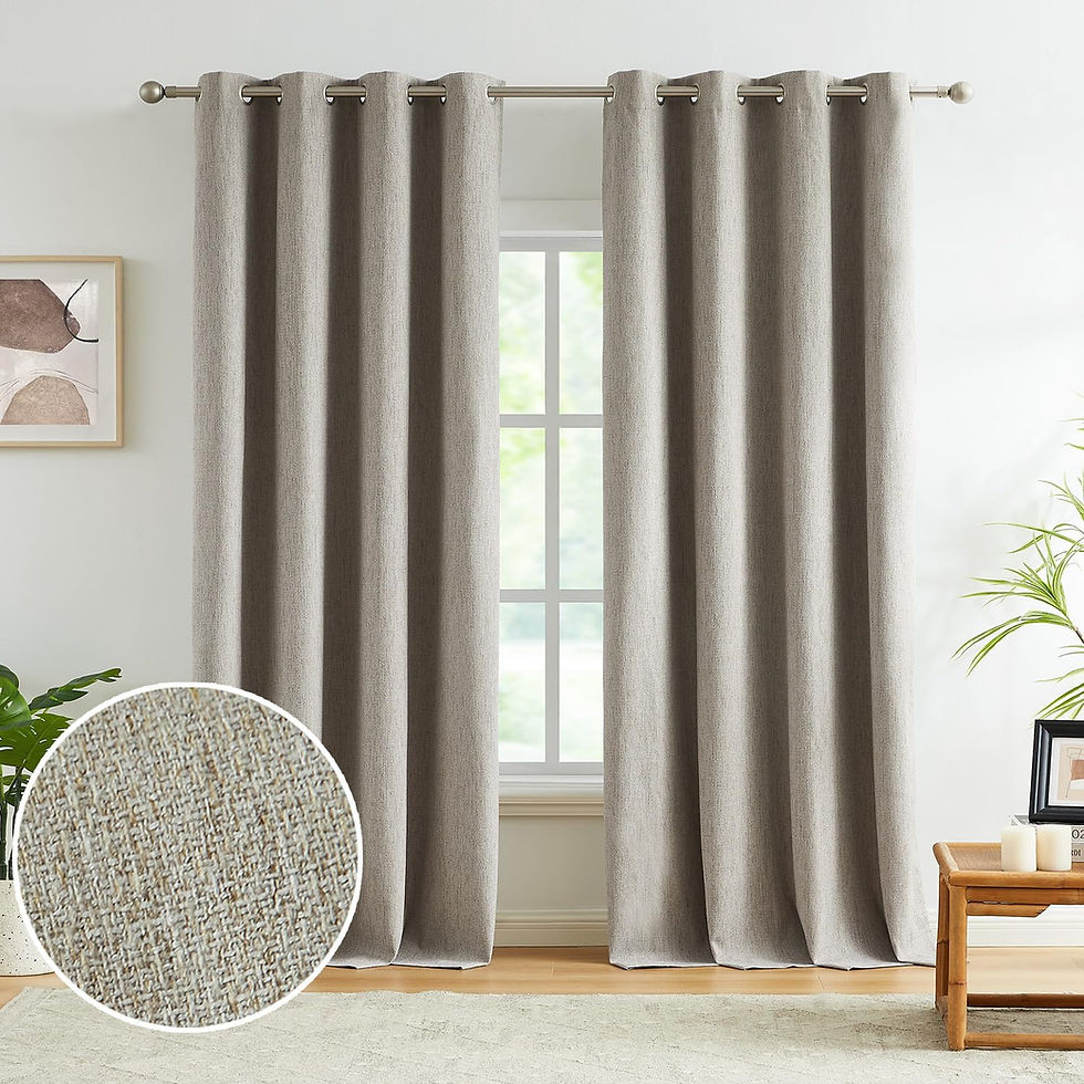 Draperii decorative 100% blackout, Fmfunctex, 132x245cm set de 2, gri