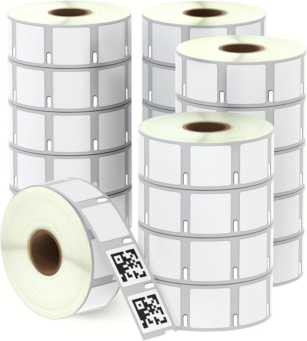 20 role de etichete compatibile Dymo S0929120, 25 mm x 25 mm, 750 etichete/rola