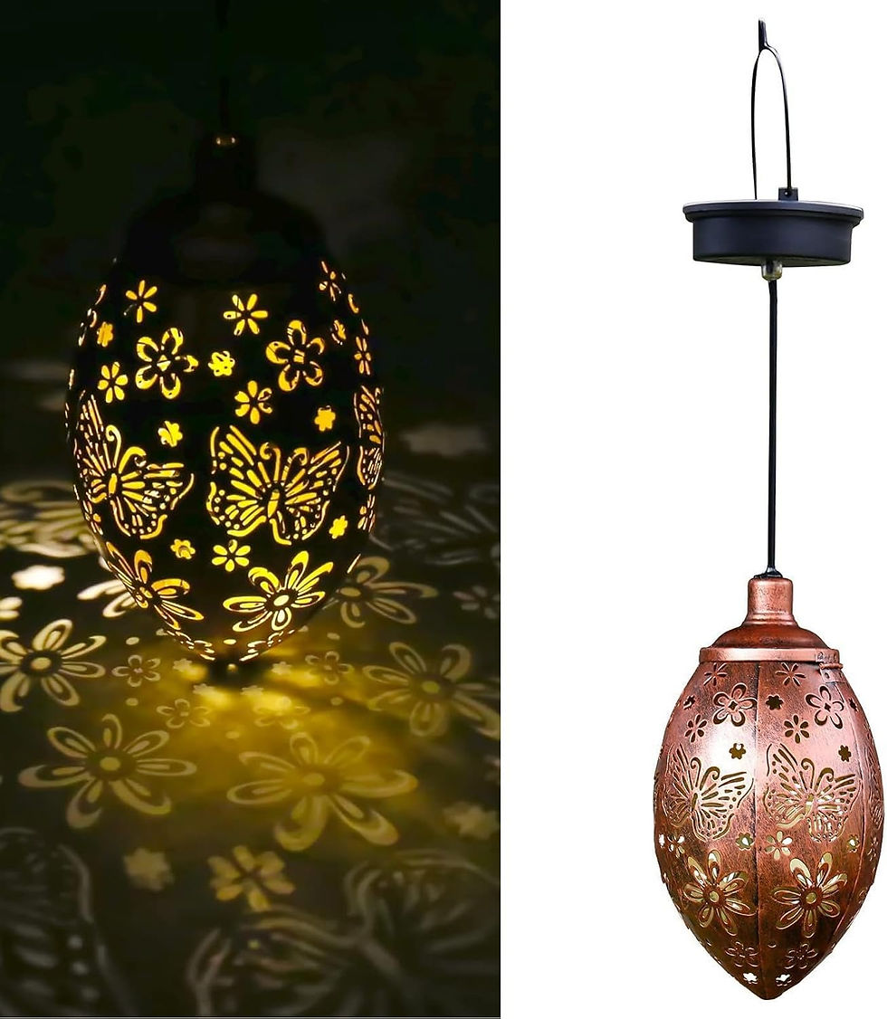 Lampa solara decorativa, rezistenta la apa, ip44, maro