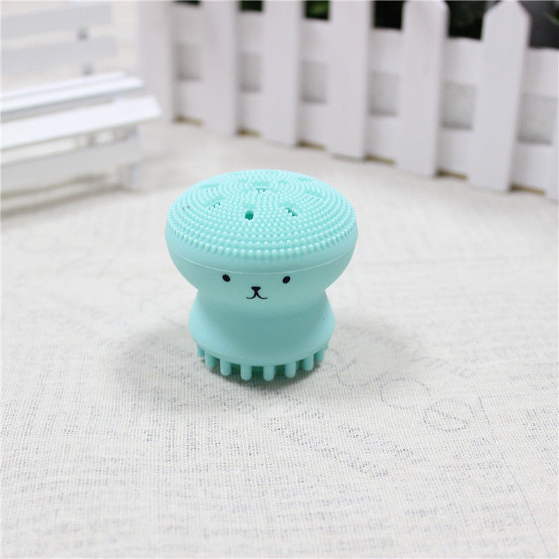 Thumbnail: Silicone Face Cleansing Brush Facial Deep Pore Skin Care Scrub Cleanser Tool New