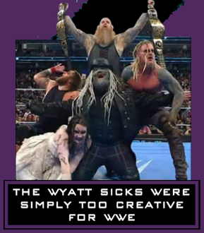 THE WYATT SICKS WERE SIMPLY TOO CREATIVE FOR WWE