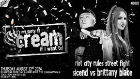 SICEND VS BLAKE RAGES INTO THE RIOT CITY STREETS