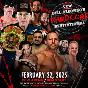 CCW Presents the Bill Alfonso Hardcore Invitational This Saturday