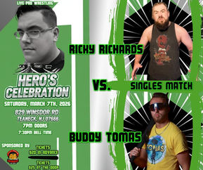 RICKY RICHARDS RETURNS TO ACE TO FACE BUDDY TOMAS AT HERO'S CELEBRATION