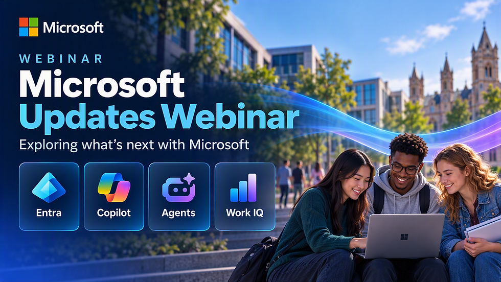 Webinar: Monthly Microsoft Updates - October 2026