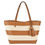 Thumbnail: MICHAEL MICHAEL KORS Stripe Canvas Tote Bag