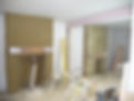 walls and chimney prepped for fresh plaster