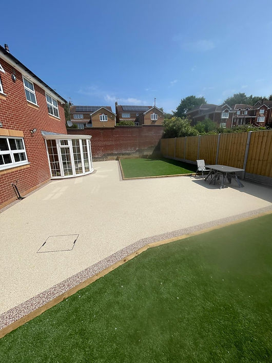 new tarmac outdoor area