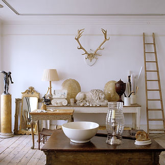 Styled beige room