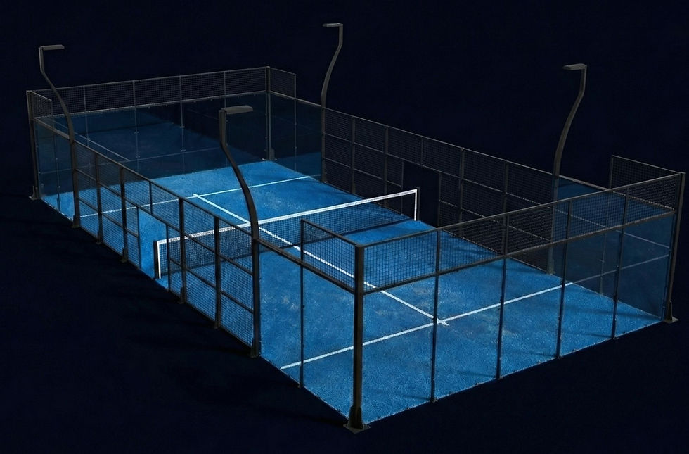 Padel pálya panorama