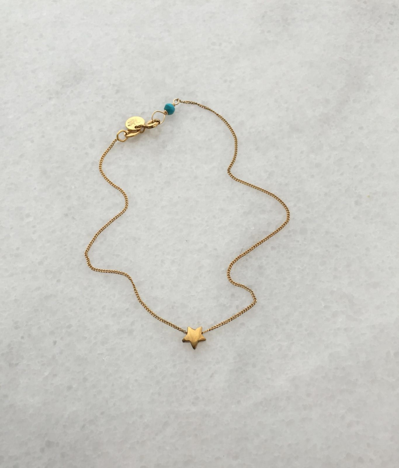 hvězdička. tyrkys.