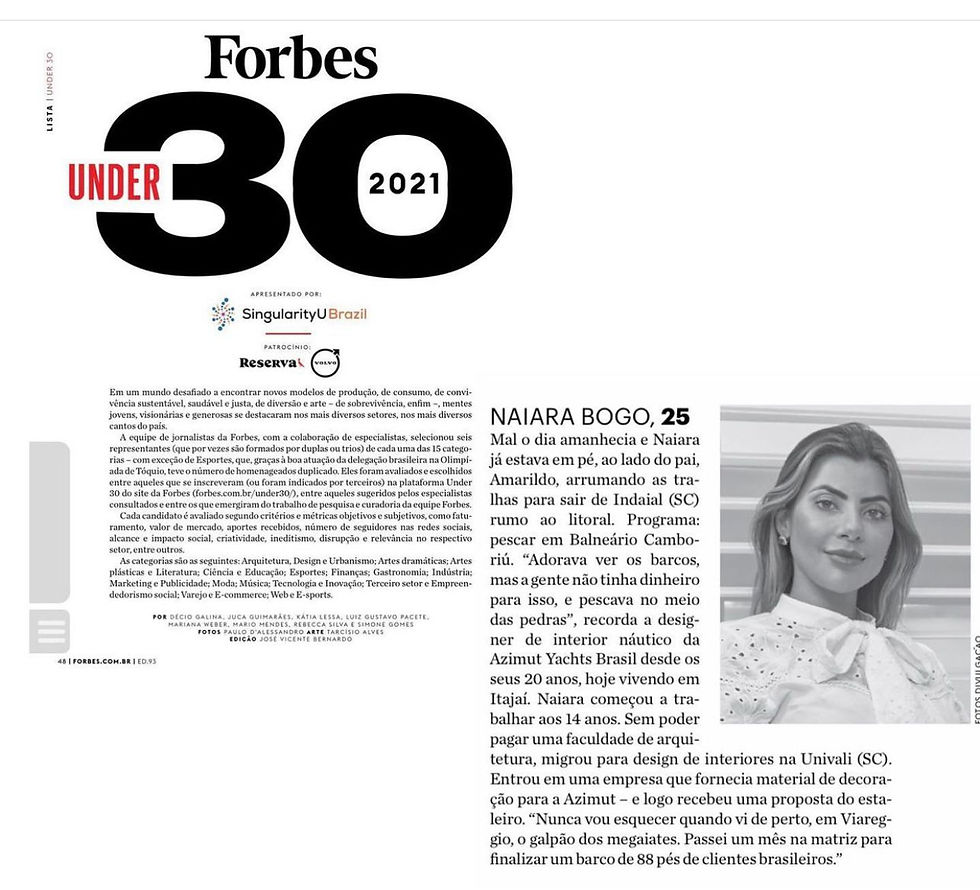 Forbes Under 30 - 2021