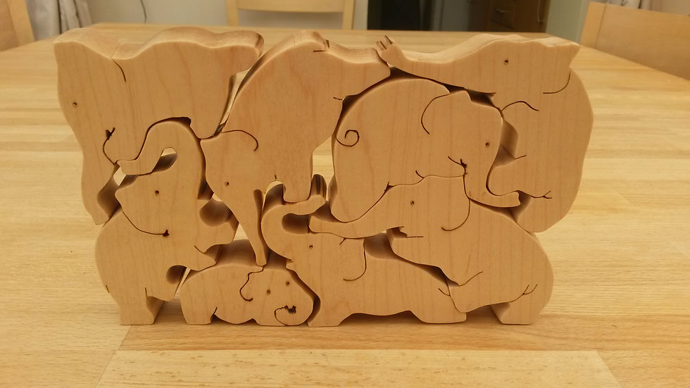 Pile of elephants