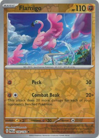 106/182 Flamigo reverse Holo
