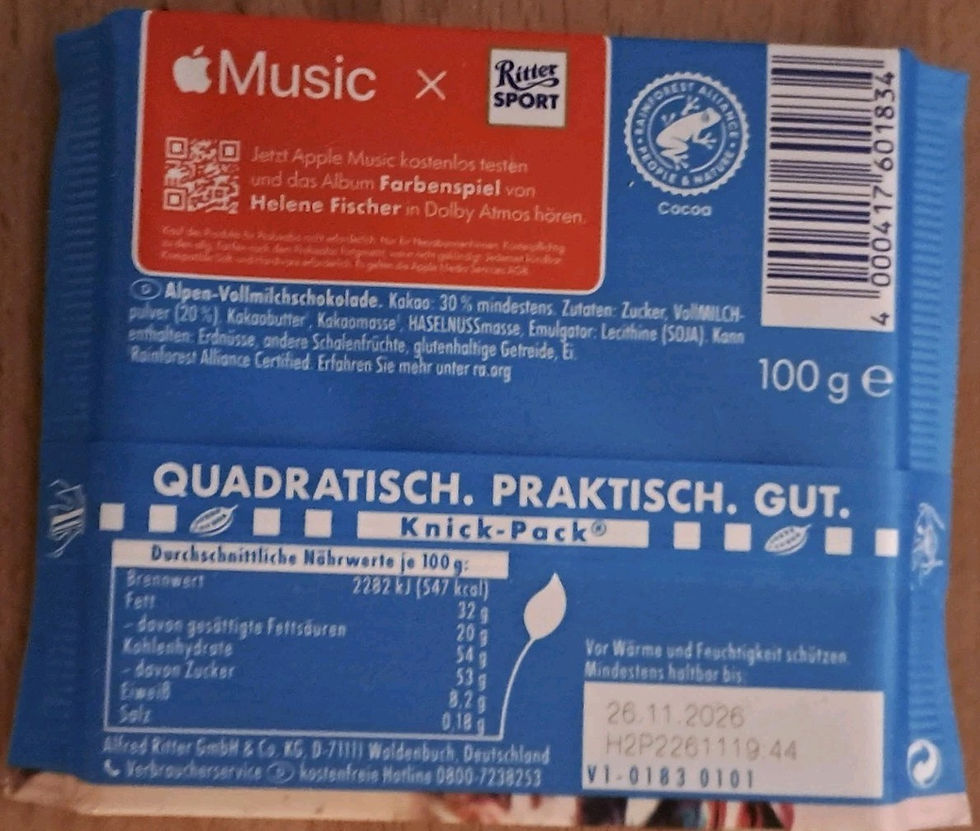 Thumbnail: Ritter sport Helene Fischer