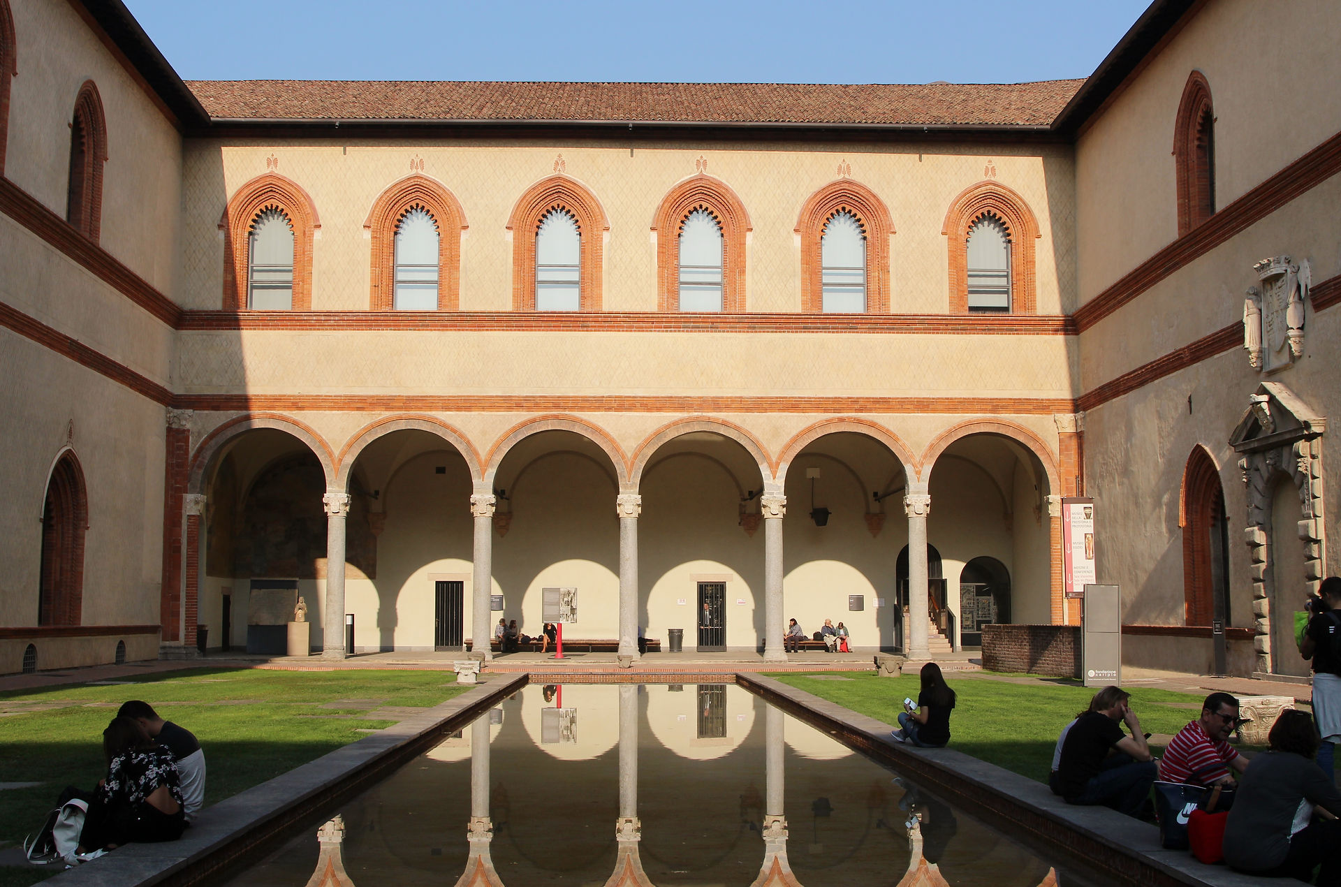Pool at castle