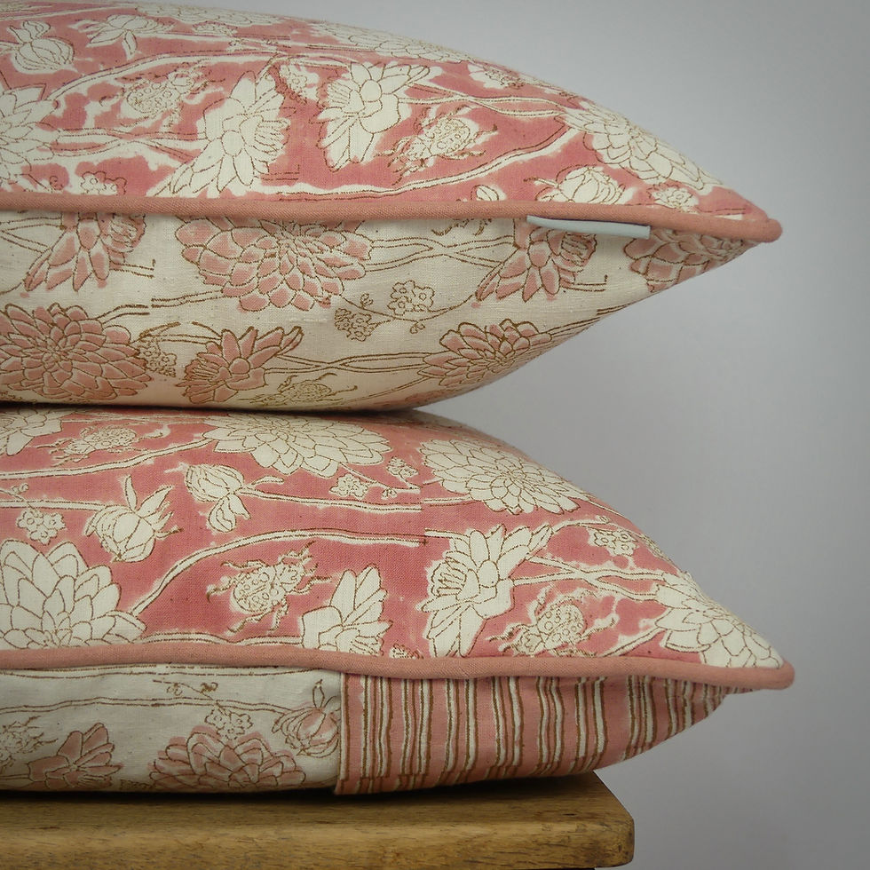 Khadi cushions Caï Fahrel