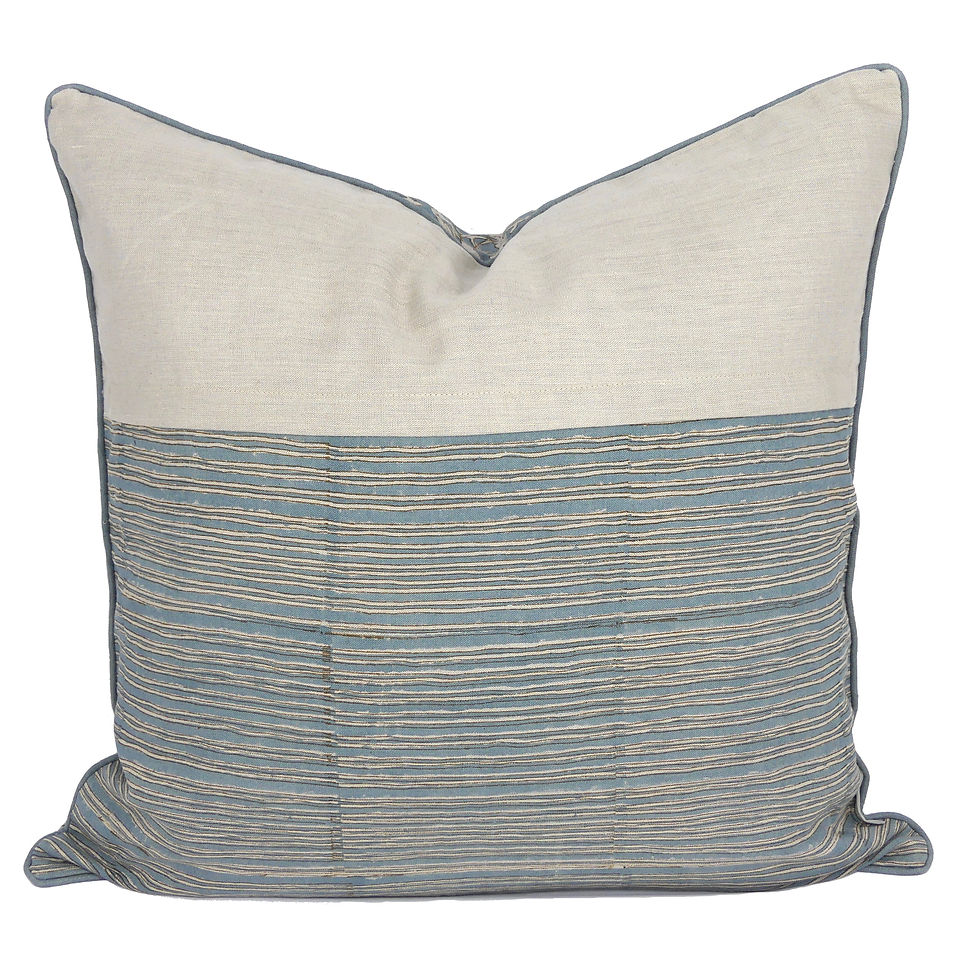 Thumbnail: 60cm Birds in Blossom linen cushion cover