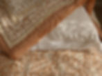 Thumbnail: Suzani Beetles Hand made quilt throw