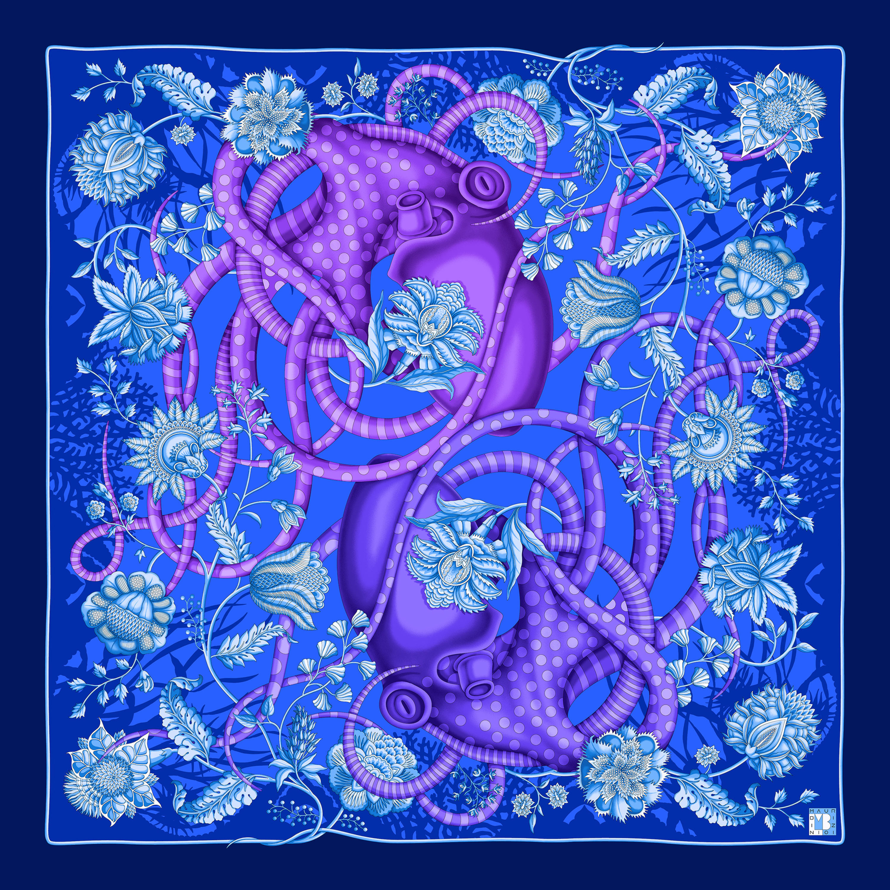 OCTOPODI - 138X138 WOOL FRINGES