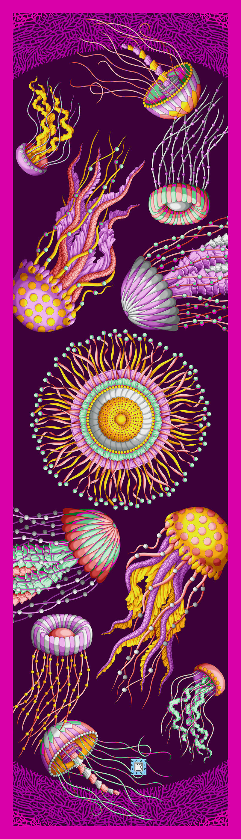 VORTICE - 46X160 WOOL FRINGES