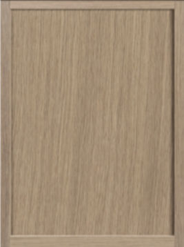 Cotton Oak Slim Shaker Sample Door