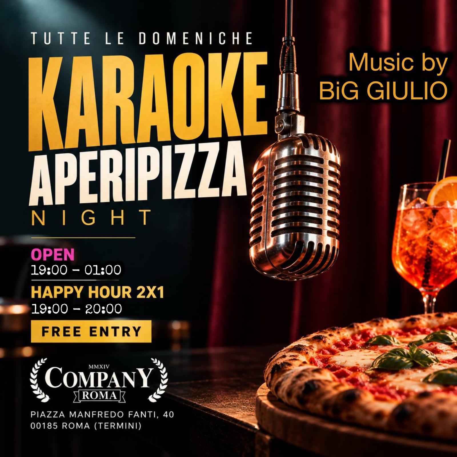 KARAOE - APERIPIZZA NIGHT