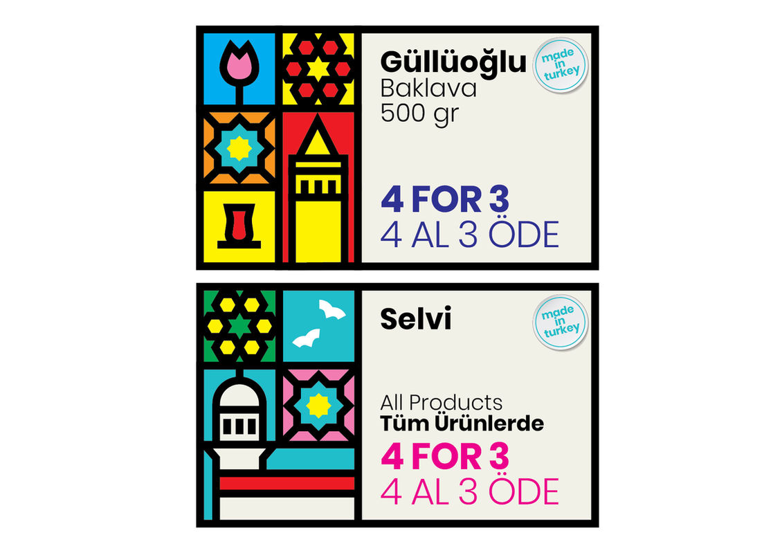 Design for Istanbul symbols, Hagia Sofia, lale, vapur, çay, tea