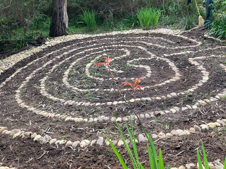 The labyrinth is built!