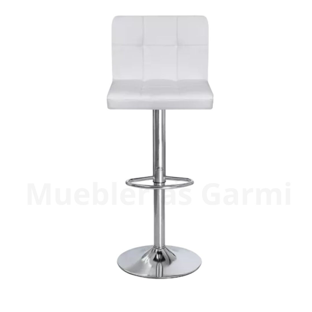 SILLA BAR BANCO NAOMI COLOR BLANCO