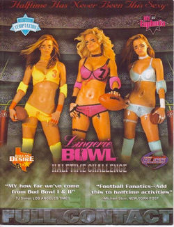 Lingerie Bowl Program Cover
