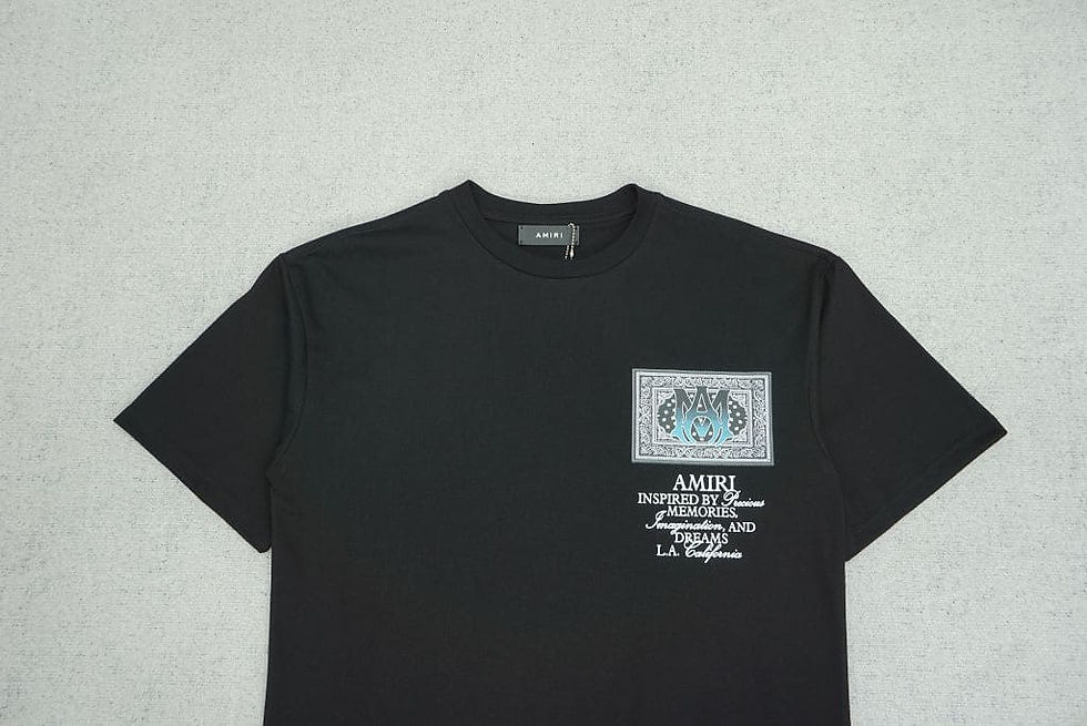 Miniatura: Camiseta Amiri Ma Bandana Black