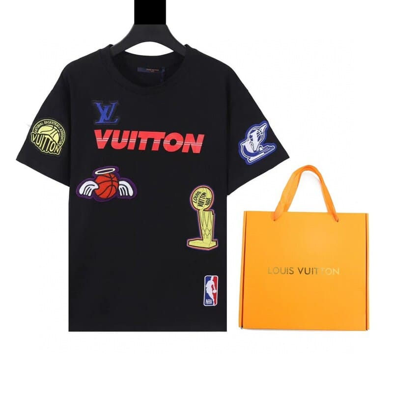 Miniatura: Camiseta Louis Vuitton x NBA Crossover Round Neck Printing