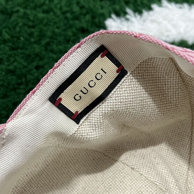 Miniatura: Boné Gucci Canvas GG Rosa