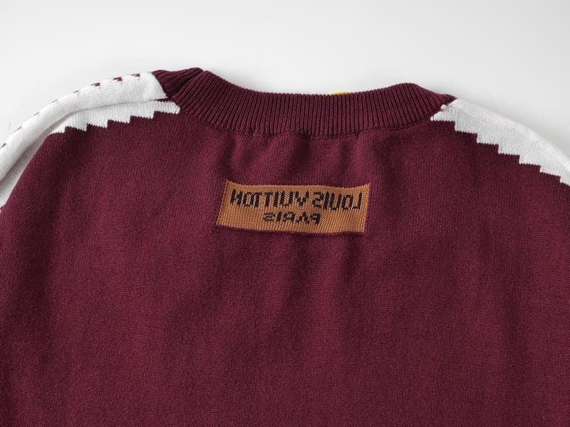 Miniatura: Camiseta Louis Vuitton Short-Sleeved Cotton Intarsia Crewneck