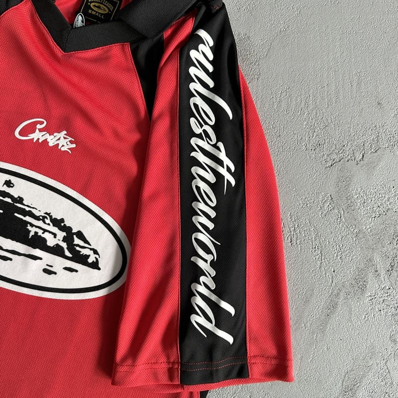 Miniatura: Camiseta Corteiz Alcatraz Football Vermelha