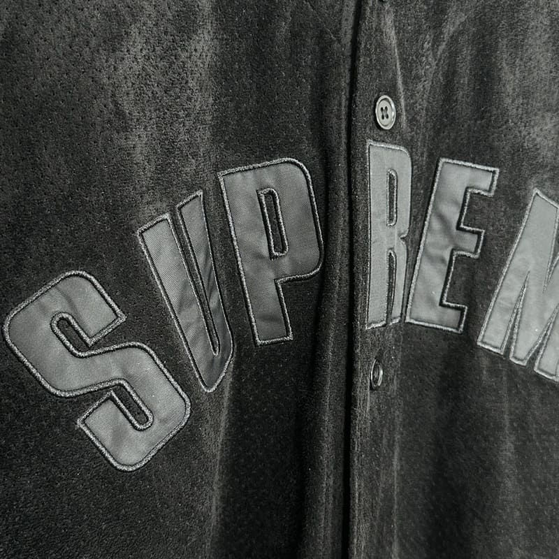 Miniatura: Camiseta Supreme Ultrasuede Mesh Baseball Preto