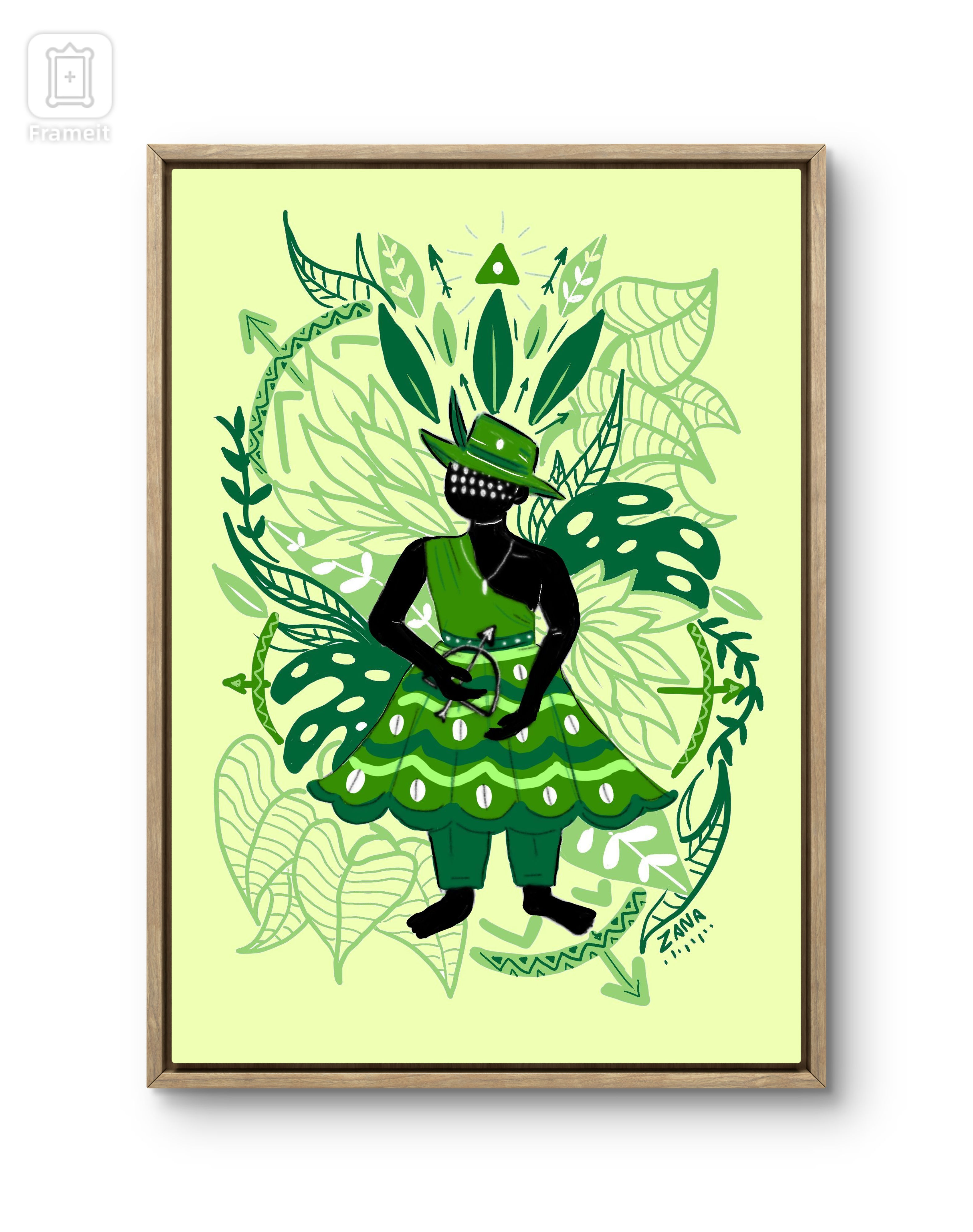 Print Oxóssi Oke Aro