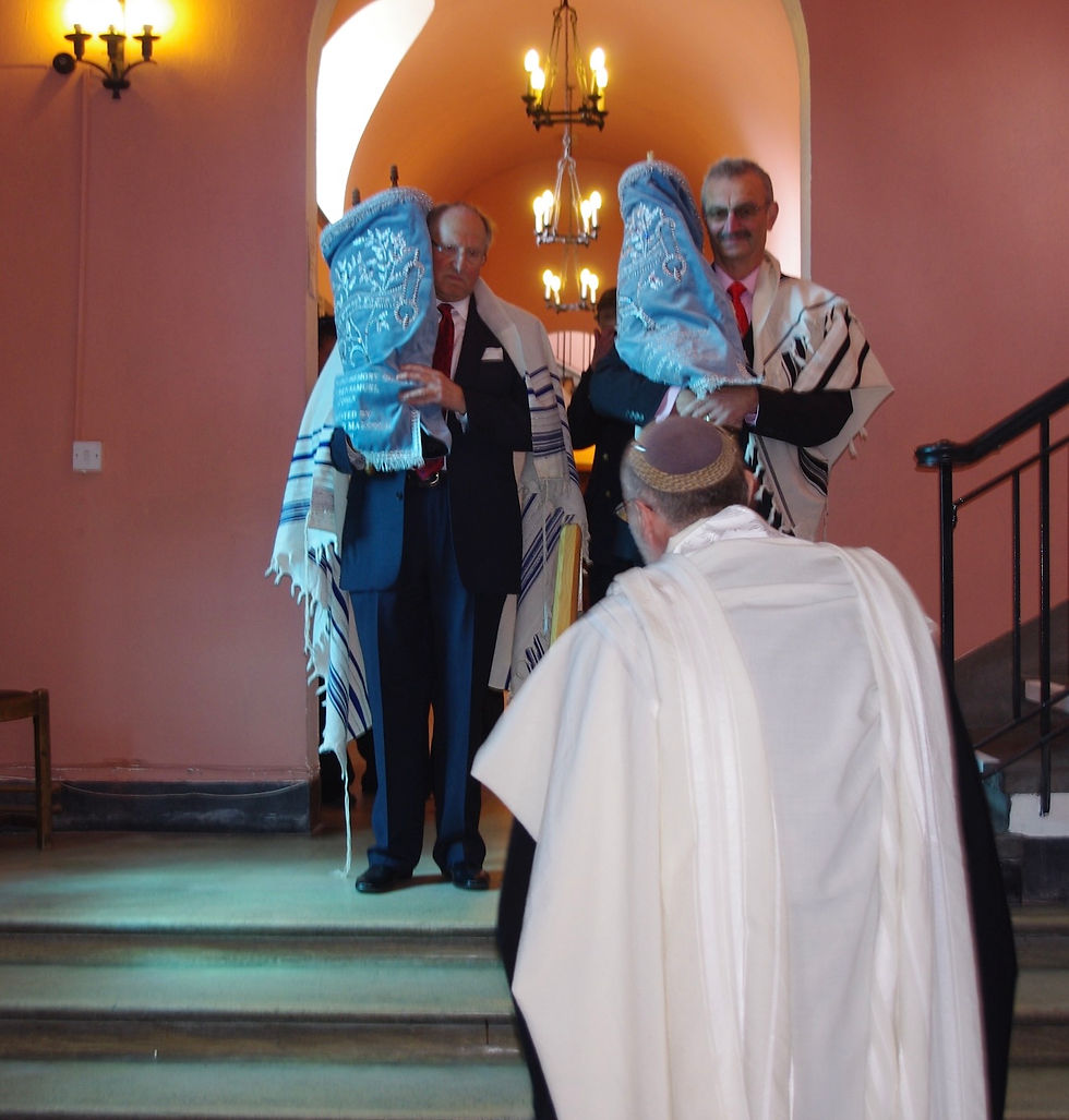 Arrival of the Torahs, Torah Scrolls, Edinburgh Hebrew Congregation
