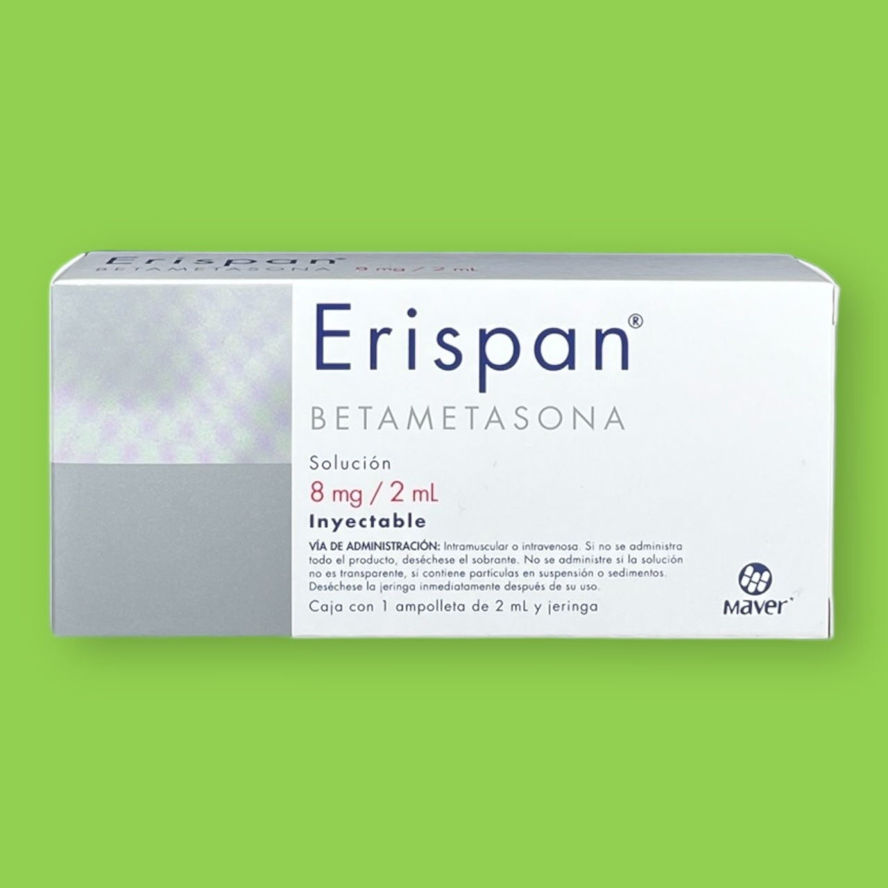 ERISPAN 8MG C/1AMP