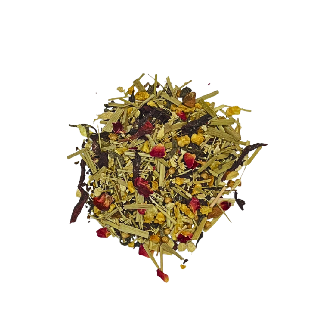 Lemon Ginger with Rose Petals Tea