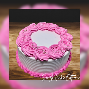 8" Round Cake | 2-Layer | Simple Cake Package #1